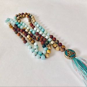 ✨NEW✨Gorgeous natural stone MALA prayer beads